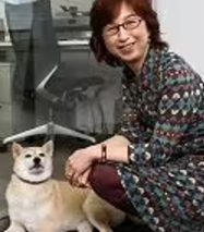 南場智子　犬　さくら